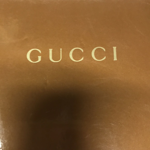 Gucci Brown Box Shelf Decor 2 PIECE BOX gold and brown decor - Picture 5 of 11